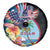 Guam Fourth of July Spare Tire Cover Tropical Flowers