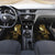 New Zealand Tuatara Plumeria Car Mats Maori Gold Koru Tribal Tattoo