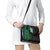 New Zealand Tuatara Plumeria Shoulder Handbag Maori Green Koru Tribal Tattoo