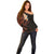 New Zealand Tuatara Plumeria Off Shoulder Sweater Maori Orange Koru Tribal Tattoo