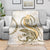 Gold Maori Tuatara Blanket Luxury Pastel Pattern