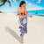Purple Maori Tuatara Sarong Luxury Pastel Pattern