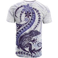 Purple Maori Tuatara T Shirt Luxury Pastel Pattern