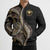 Hawaii Pineapple Brown Tribal Pattern Bomber Puffer Jacket - Polynesian Pride