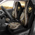 Hawaii Pineapple Brown Tribal Pattern Car Seat Cover - Polynesian Pride