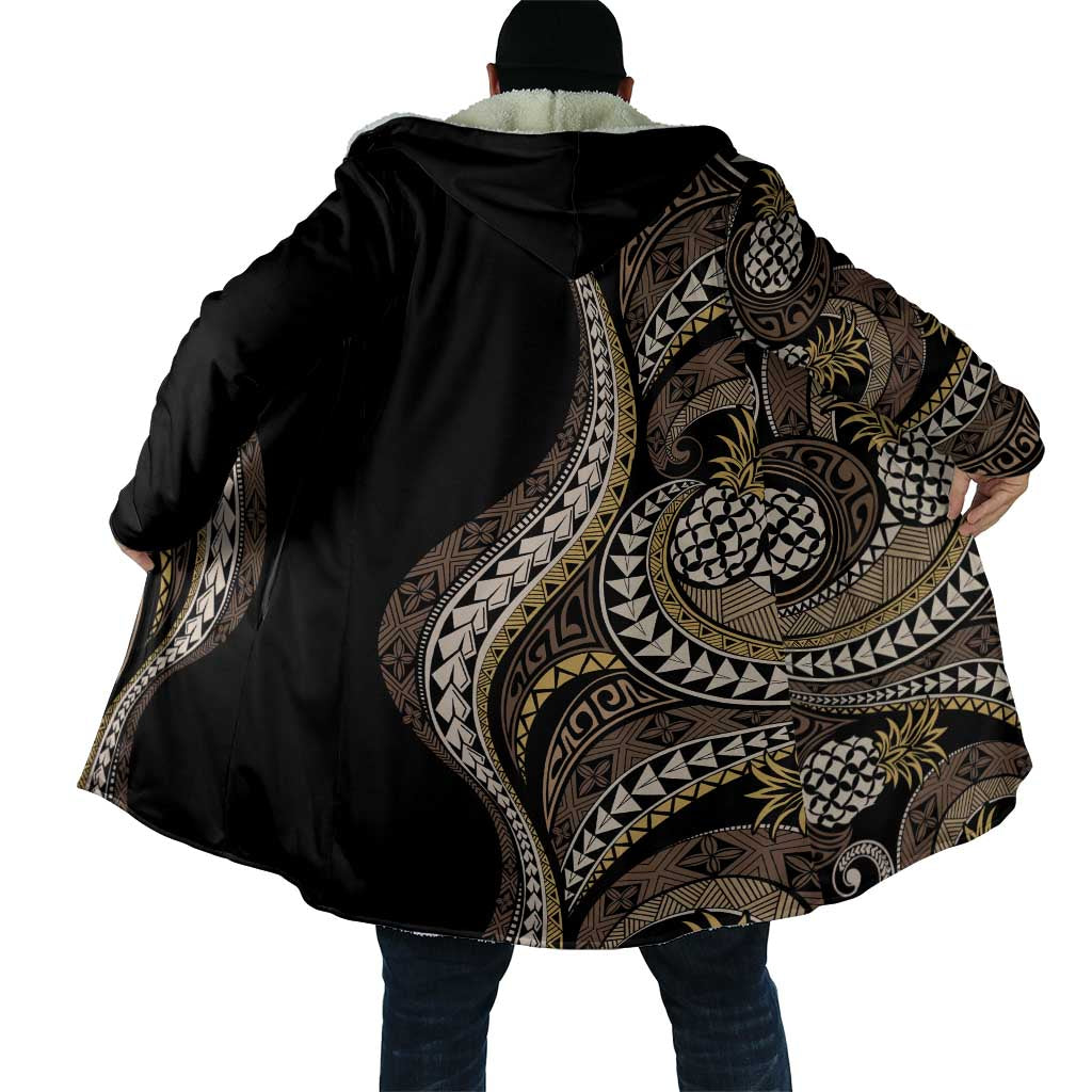 Hawaii Pineapple Brown Tribal Pattern Cloak - Polynesian Pride