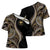Hawaii Pineapple Brown Tribal Pattern Cross Shoulder Shirt - Polynesian Pride