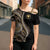 Hawaii Pineapple Brown Tribal Pattern Cross Shoulder Shirt - Polynesian Pride