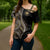 Hawaii Pineapple Brown Tribal Pattern Cross Shoulder Shirt - Polynesian Pride