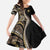 Hawaii Pineapple Brown Tribal Pattern Family Matching Summer Maxi Dress and Hawaiian Shirt - Polynesian Pride