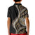 Hawaii Pineapple Brown Tribal Pattern Kid Polo Shirt - Polynesian Pride