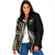 Hawaii Pineapple Brown Tribal Pattern Padded Jacket - Polynesian Pride