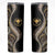 Hawaii Pineapple Brown Tribal Pattern Skinny Tumbler - Polynesian Pride