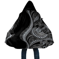 Hawaii Pineapple Gray Scale Tribal Pattern Cloak - Polynesian Pride