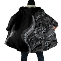 Hawaii Pineapple Gray Scale Tribal Pattern Cloak - Polynesian Pride