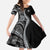 Hawaii Pineapple Gray Scale Tribal Pattern Family Matching Tank Maxi Dress and Hawaiian Shirt - Polynesian Pride