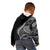 Hawaii Pineapple Gray Scale Tribal Pattern Kid Hoodie - Polynesian Pride