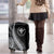 Hawaii Pineapple Gray Scale Tribal Pattern Luggage Cover - Polynesian Pride