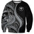 Hawaii Pineapple Gray Scale Tribal Pattern Sweatshirt - Polynesian Pride