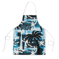 Fijian Rugby Apron Grunge Palm Stylized