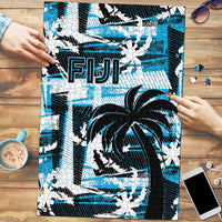 Fijian Rugby Puzzle Grunge Palm Stylized