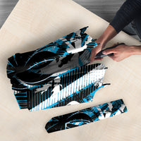 Fijian Rugby Umbrella Grunge Palm Stylized