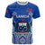 Custom Samoa Rugby T Shirt Manu Samoa Go 2023 World Cup LT01 Blue - Polynesian Pride