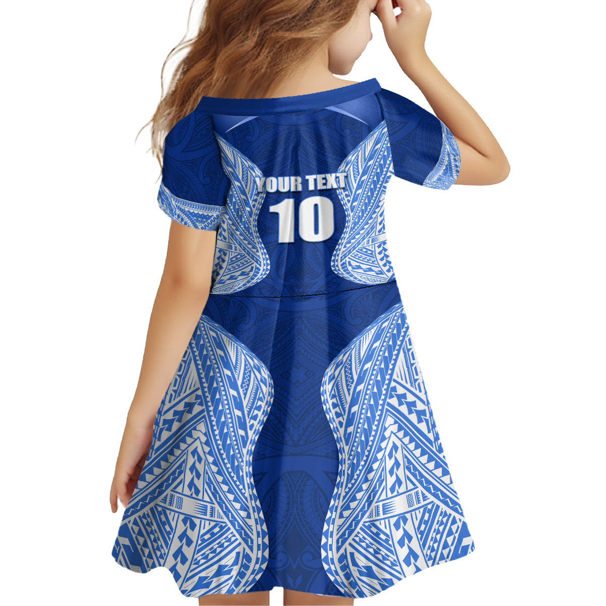 Custom Manu Samoa Rugby Family Matching Long Sleeve Bodycon Dress and Hawaiian Shirt Polynesian Tattoo LT03 - Polynesian Pride