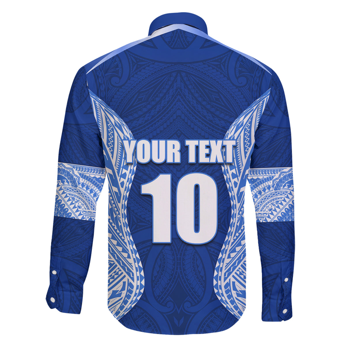 Custom Manu Samoa Rugby Family Matching Long Sleeve Bodycon Dress and Hawaiian Shirt Polynesian Tattoo LT03 - Polynesian Pride