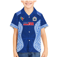 Custom Manu Samoa Rugby Family Matching Mermaid Dress and Hawaiian Shirt Polynesian Tattoo LT03