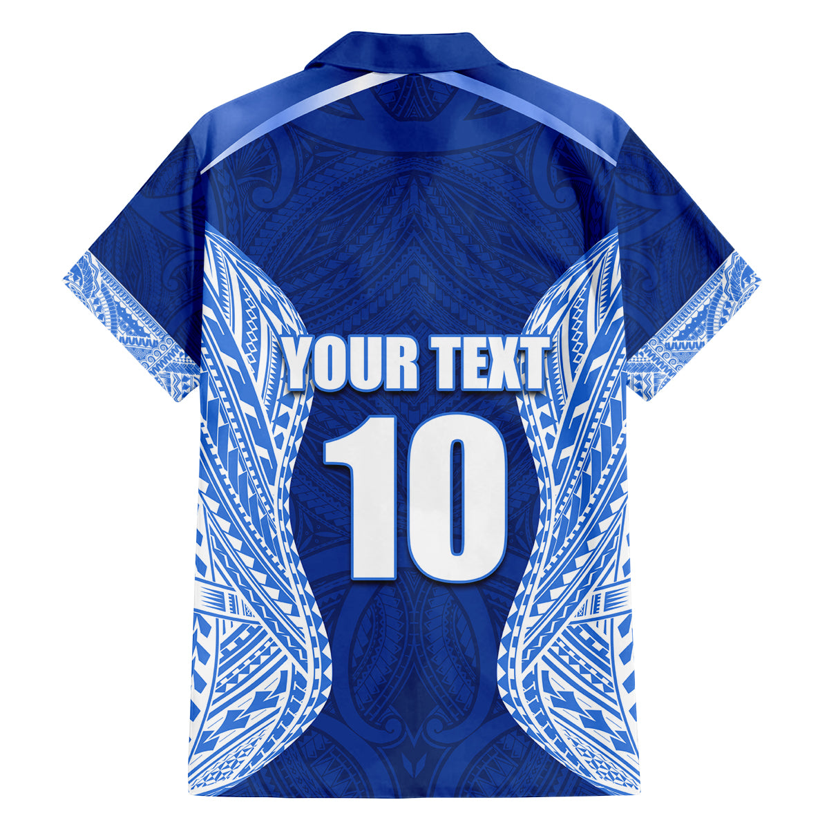 Custom Manu Samoa Rugby Family Matching Off Shoulder Short Dress and Hawaiian Shirt Polynesian Tattoo LT03