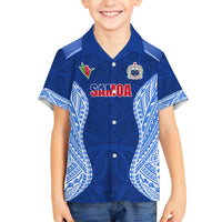 Custom Manu Samoa Rugby Family Matching Summer Maxi Dress and Hawaiian Shirt Polynesian Tattoo LT03
