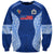 Custom Manu Samoa Rugby Sweatshirt Polynesian Tattoo LT03
