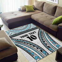 Custom Flying Fijians Rugby Area Rug Tapa Tribal Cloth