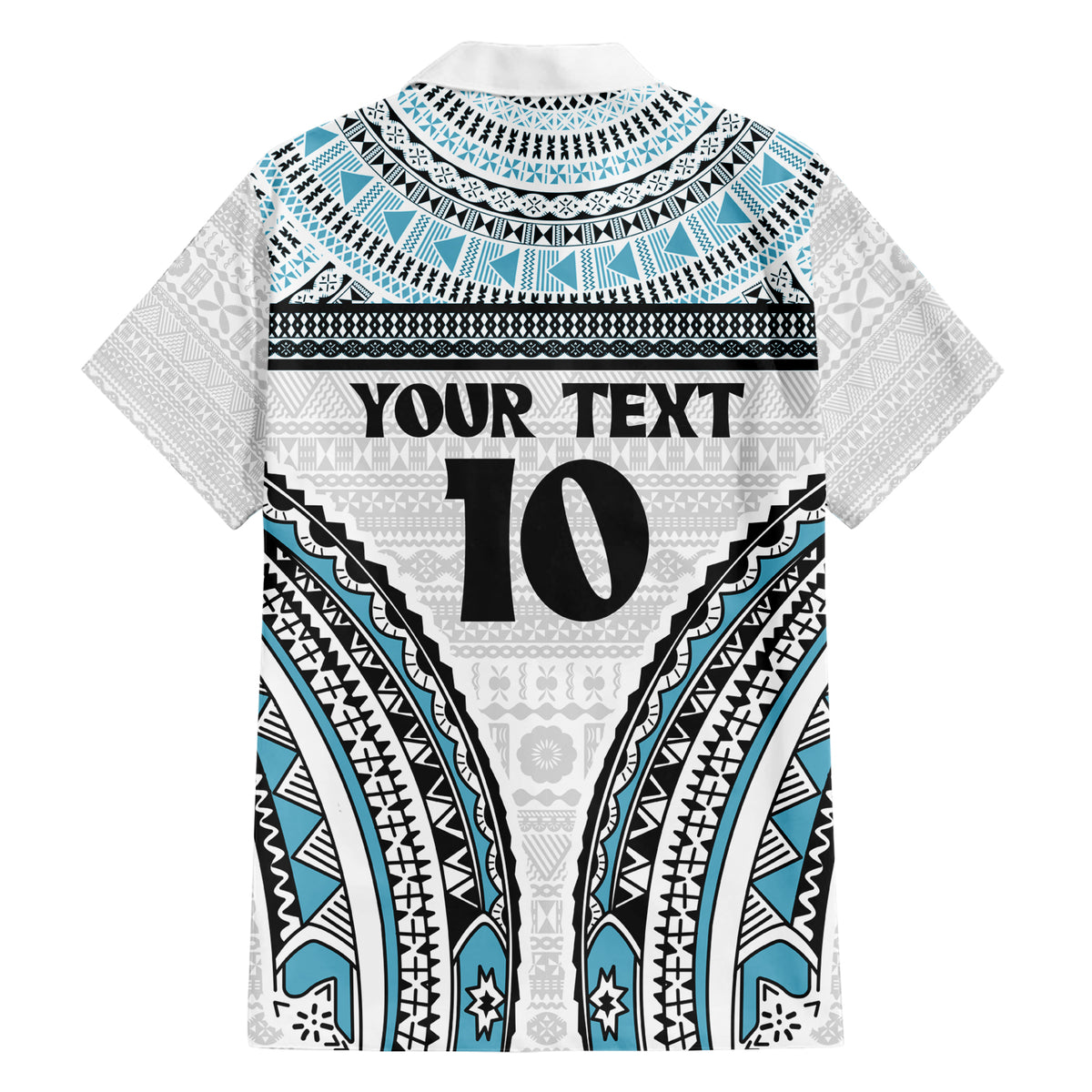 Custom Flying Fijians Rugby Hawaiian Shirt Tapa Tribal Cloth LT03 - Polynesian Pride