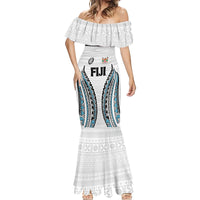 Custom Flying Fijians Rugby Mermaid Dress Tapa Tribal Cloth LT03 - Polynesian Pride