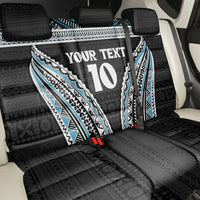 Custom Flying Fijians Rugby Back Car Seat Cover Tapa Tribal Cloth Black Color LT03