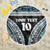 Custom Flying Fijians Rugby Beach Blanket Tapa Tribal Cloth Black Color