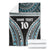 Custom Flying Fijians Rugby Blanket Tapa Tribal Cloth Black Color