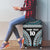 Custom Flying Fijians Rugby Luggage Cover Tapa Tribal Cloth Black Color