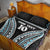 Custom Flying Fijians Rugby Quilt Bed Set Tapa Tribal Cloth Black Color