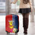 Personalised Kiribati Independence Day Luggage Cover Kiribati Map With Flag Color