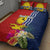 Personalised Kiribati Independence Day Quilt Bed Set Kiribati Map With Flag Color