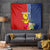 Personalised Kiribati Independence Day Tapestry Kiribati Map With Flag Color