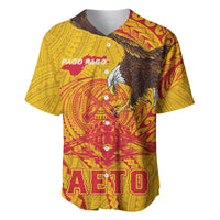 Personalized American Samoa Fautasi Race Baseball Jersey Aeto Pago Pago with Eagle Samoan Tribal Patterns