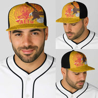 American Samoa Fautasi Race Baseball Net Cap Aeto Pago Pago with Eagle Samoan Tribal Patterns LT03 - Polynesian Pride