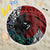 Tonga and New Zealand Together Beach Blanket Tongan Kupesi Ngatu Tattoo and Maori Paua Shell Pattern