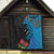 Fiji and New Zealand Together Quilt Tapa Maori Tattoo mix Tagimoucia and Pohutukawa