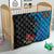 Fiji and New Zealand Together Quilt Tapa Maori Tattoo mix Tagimoucia and Pohutukawa
