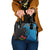 Fiji and New Zealand Together Shoulder Handbag Tapa Maori Tattoo mix Tagimoucia and Pohutukawa